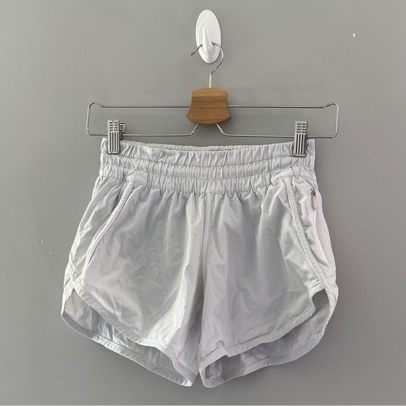 lululemon athletica Pants - Lululemon Tracker Short White classic size 4